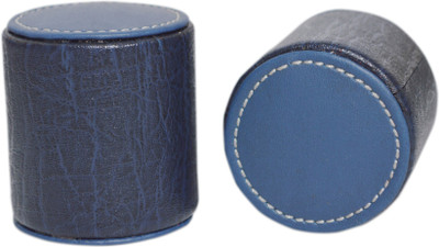 

Knott PW-series Leather Paper Weights with Cyllender(Set Of 2, Blue)