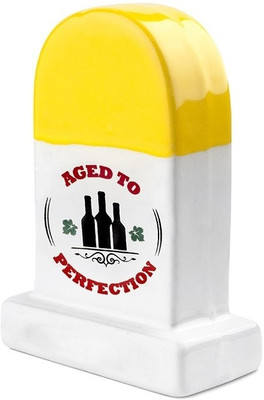 

Happily Unmarried 50 Years Milestone Ceramic Paper Weights(Set Of 1, Yellow)