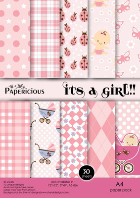 

PAPERICIOUS DESIGNER PRINTED A4 A4 paper(Set of 1, Multicolor)