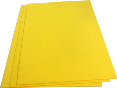 

FUN + LEARN Color paper Unruled A4 Coloured Paper(Set of 1, Yellow)