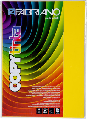 Fabriano Copytinta A4 80 gsm Multipurpose Paper(Set of 2, Giallo)