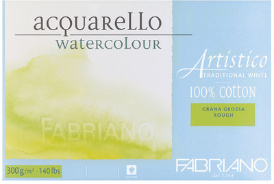 Fabriano Artistico Traditional White 300 gsm Watercolor Paper
