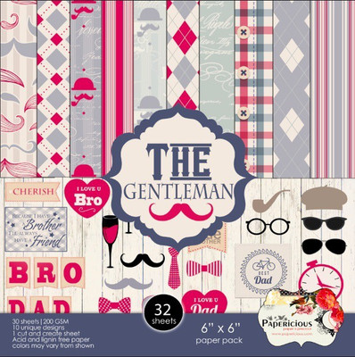 PAPERICIOUS DESIGNER PRINTED 6X6 Multipurpose Paper(Set of 1, Multicolor)