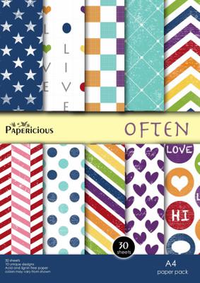 

papericious DESIGNER PRINTED A4 A4 paper(Set of 1, Multicolor)