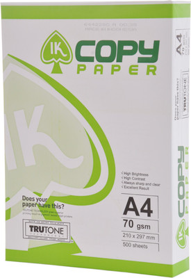 

IK Trutone Unruled A4 Printer Paper(Set of 1, White)