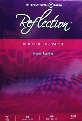10% OFF on Reflection Smooth Series Unruled A4 Printer Paper(Set of 1, White) 10% OFF on Reflection Smooth Series Unruled A4 Printer Paper(Set of 1, White)