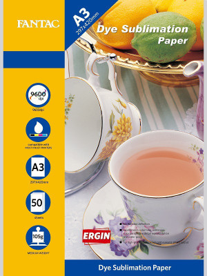 

Fantac Matte Coated Dye Sublimation Paper A3 Sublimation Mug Printing Paper(Set of 1, White)