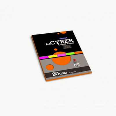 Campap Cyber Unruled A4 80 gsm Multipurpose Paper(Set of 5, Assorted)