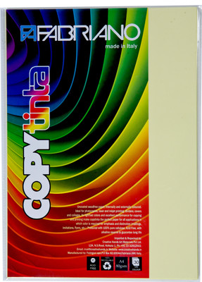 Fabriano Copytinta A4 Multipurpose Paper(Set of 2, Banana)