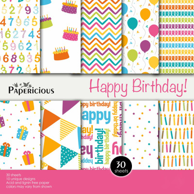

PAPERICIOUS DESIGNER PRINTED 6X6 Multipurpose Paper(Set of 1, Multicolor)