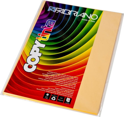 Fabriano Copytinta A4 80 gsm Multipurpose Paper(Set of 2, Albicocca)