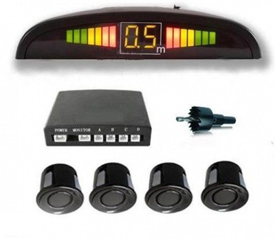 Dvis DV-11 Car Safety System Black Color Parking Sensor(Electromagnetic Systems)