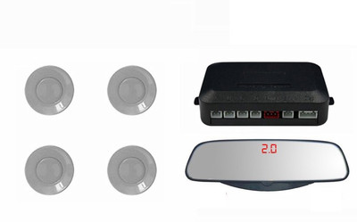 

Speedwav 108467 Mirror Screen Voice Assist Reverse SILVER-Renault Duster Parking Sensor(Ultrasonic Systems)