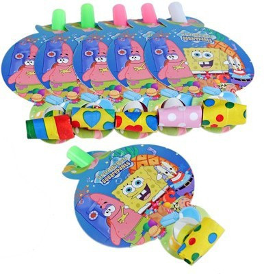 

Funcart Spongy Bob Party Blowouts(Pack of 6)
