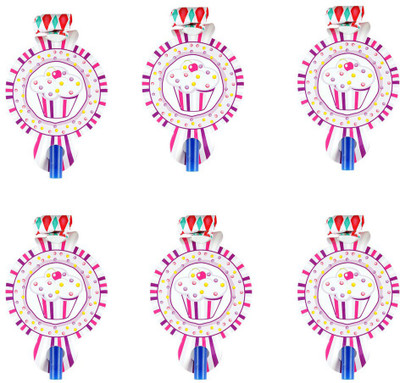 

Funcart Sweet Treat Cupcake Party Blowouts(Pack of 6)