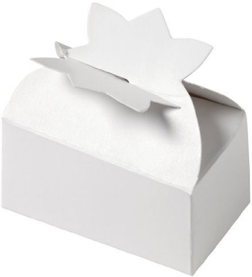 Wilton Solid Party Box(White, Pack of 4)