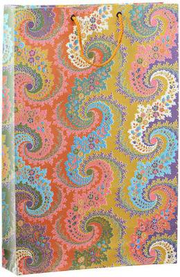

Bdpp Paper Processers Multicolor Floral Printed Party Bag(Multicolor, Pack of 10)