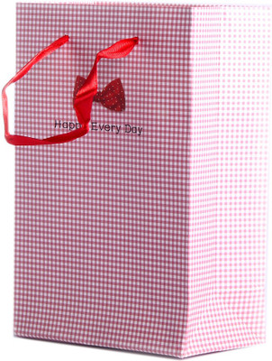

Enwraps Printed Party Bag(Red, Pack of 10)