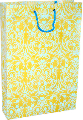 67% OFF on R S Jewels Paper Handmade Bag Ethnic Latest Designs Pack of 5 Printed Party Bag(Multicolor, Pack of 5)