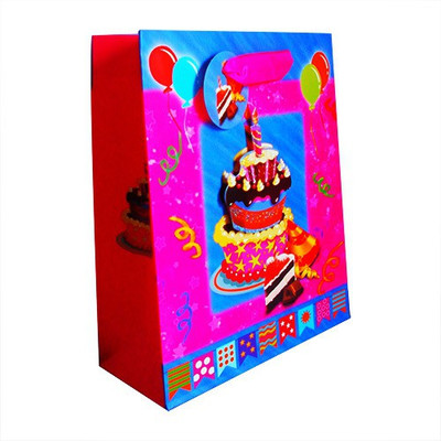 

Paper Bag Zone Printed Party Bag(Pink, Blue, Pack of 10)