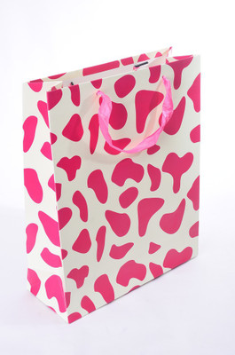 

Enwraps Printed Party Bag(Pink, Pack of 4)