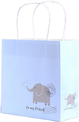 

Enwraps Printed Party Bag(Blue, Pack of 5)