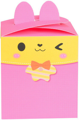 

Enwraps Printed Party Box(Pink, Pack of 10)