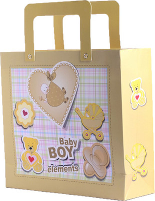 

Enwraps Printed Party Bag(White, Pack of 3)