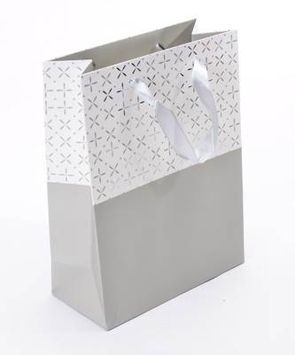 

Enwraps Printed Party Bag(Grey, Pack of 6)