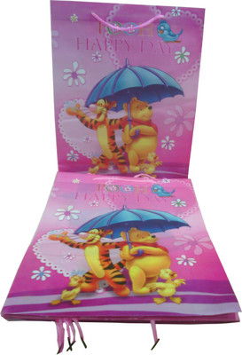 

FAB 5 Pooh Happy Day Printed Party Bag(Multicolor, Pack of 12)
