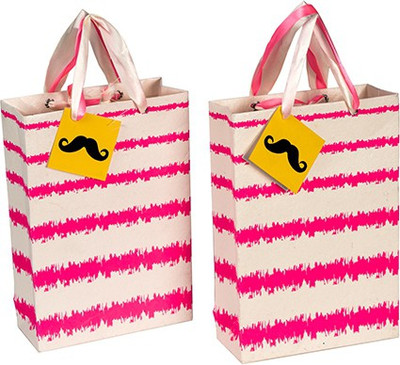 

Handmaze Printed Party Bag(White, Pack of 2)