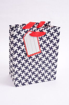 

Enwraps Black & White Series Checkers Print Big (3 pcs) Printed Party Bag(Multicolor, Pack of 3)