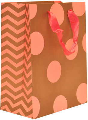 

Enwraps Printed Party Bag(Pink, Pack of 4)
