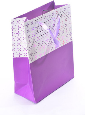 

Enwraps Printed Party Bag(Purple, Pack of 6)