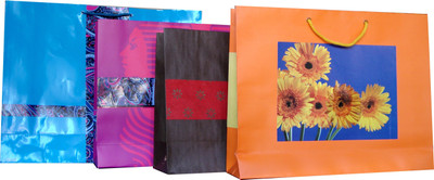 

Handmade Kreation Solid Party Bag(Multicolor, Pack of 4)