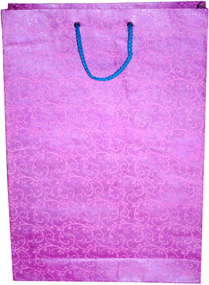 67% OFF on R S Jewels Paper Handmade Bag New Designs Combo 5 Pcs. Sets Printed Party Bag(Multicolor, Pack of 5)