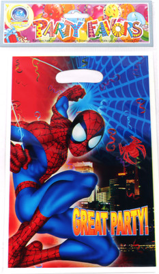 

Funcart Spiderman Lootbag Printed Party Bag(Multicolor, Pack of 6)