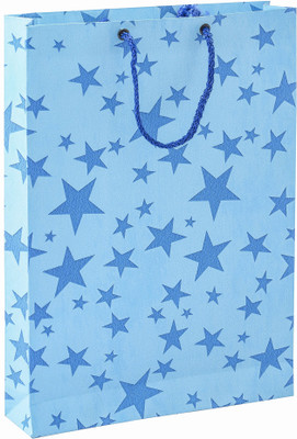

Bdpp Paper Processers Premium Gift Printed Party Bag(Blue, Pack of 10)