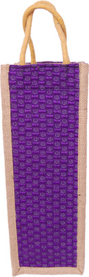

Womaniya Jute Bottle Solid Party Bag(Purple, Pack of 1)