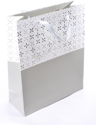 

Enwraps Printed Party Bag(Grey, Pack of 4)