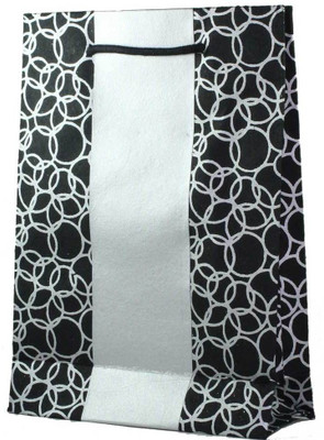 

SRIJIN Printed Party Bag(Black, Silver, Pack of 5)