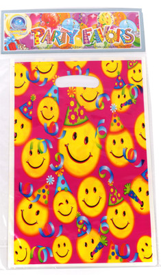 

Funcart Smiley Theme Party Lootbag Printed Party Bag(Multicolor, Pack of 6)
