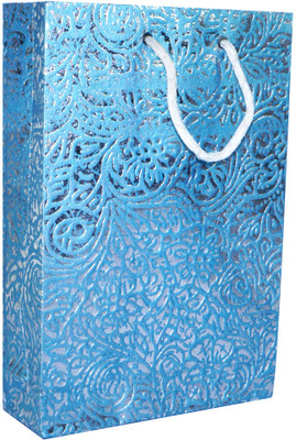 67% OFF on R S Jewels Paper Handmade Bag New Designs Combo 10 Pcs. Sets Printed Party Bag(Multicolor, Pack of 10)