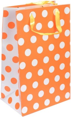 

Enwraps Printed Party Bag(Orange, Pack of 6)