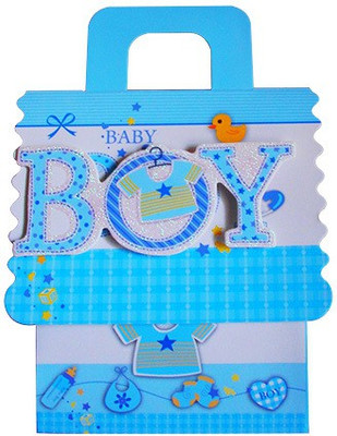 

Paper Bag Zone Printed Party Box(Blue, Pack of 10)