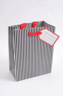 

Enwraps Black & White Series Jail Print Medium (1 pc) Printed Party Bag(Multicolor, Pack of 1)