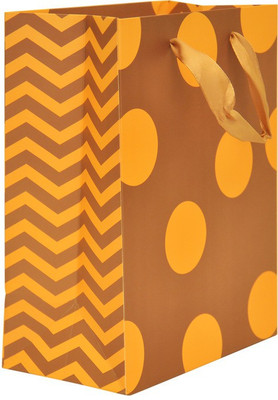 

Enwraps Printed Party Bag(Orange, Pack of 4)