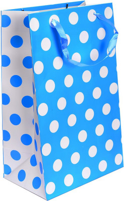 

Enwraps Printed Party Bag(Blue, Pack of 6)
