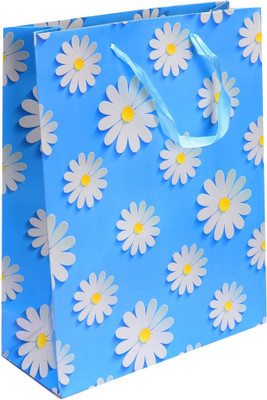 

Enwraps Printed Party Bag(Blue, Pack of 4)