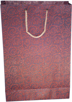 67% OFF on R S Jewels Paper Handmade Bag New Designs Combo 5 Pcs. Sets Printed Party Bag(Multicolor, Pack of 5)